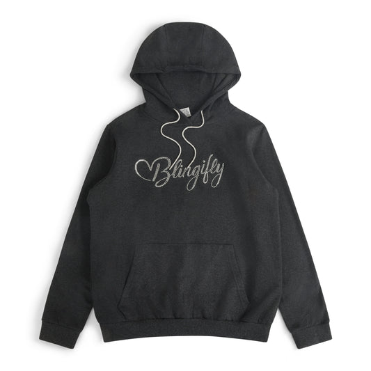 Crystal Rope Hoodie Charcoal Grey