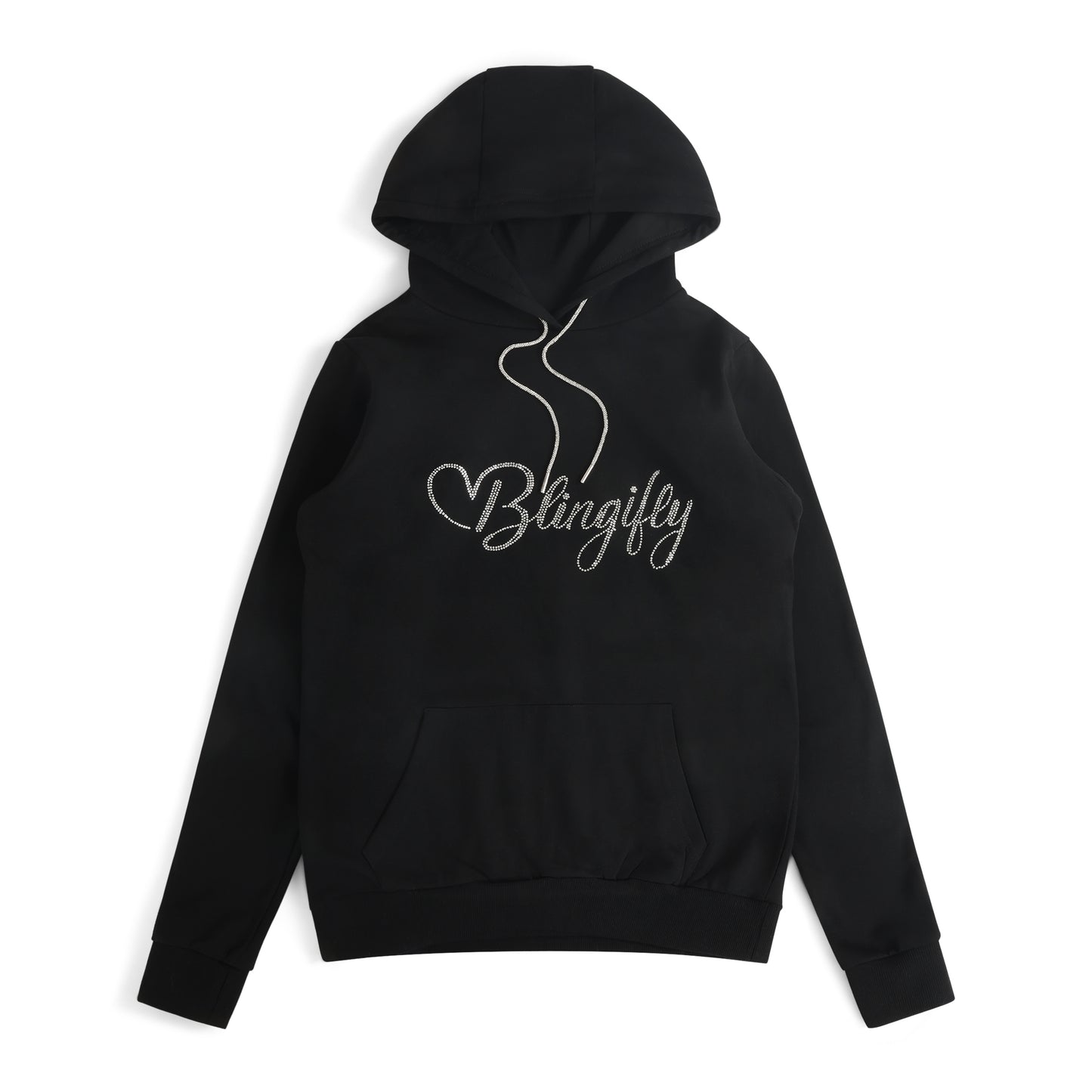 Bling Rope Hoodie Black